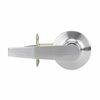 Global Door Controls Brushed Chrome Residential Passage Hall/Closet Door Lever GLS10SFRA-626